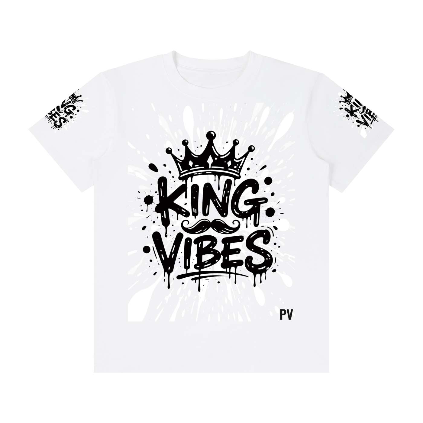 PREEVISION Unisex Classic Crew Neck Cotton T-Shirt