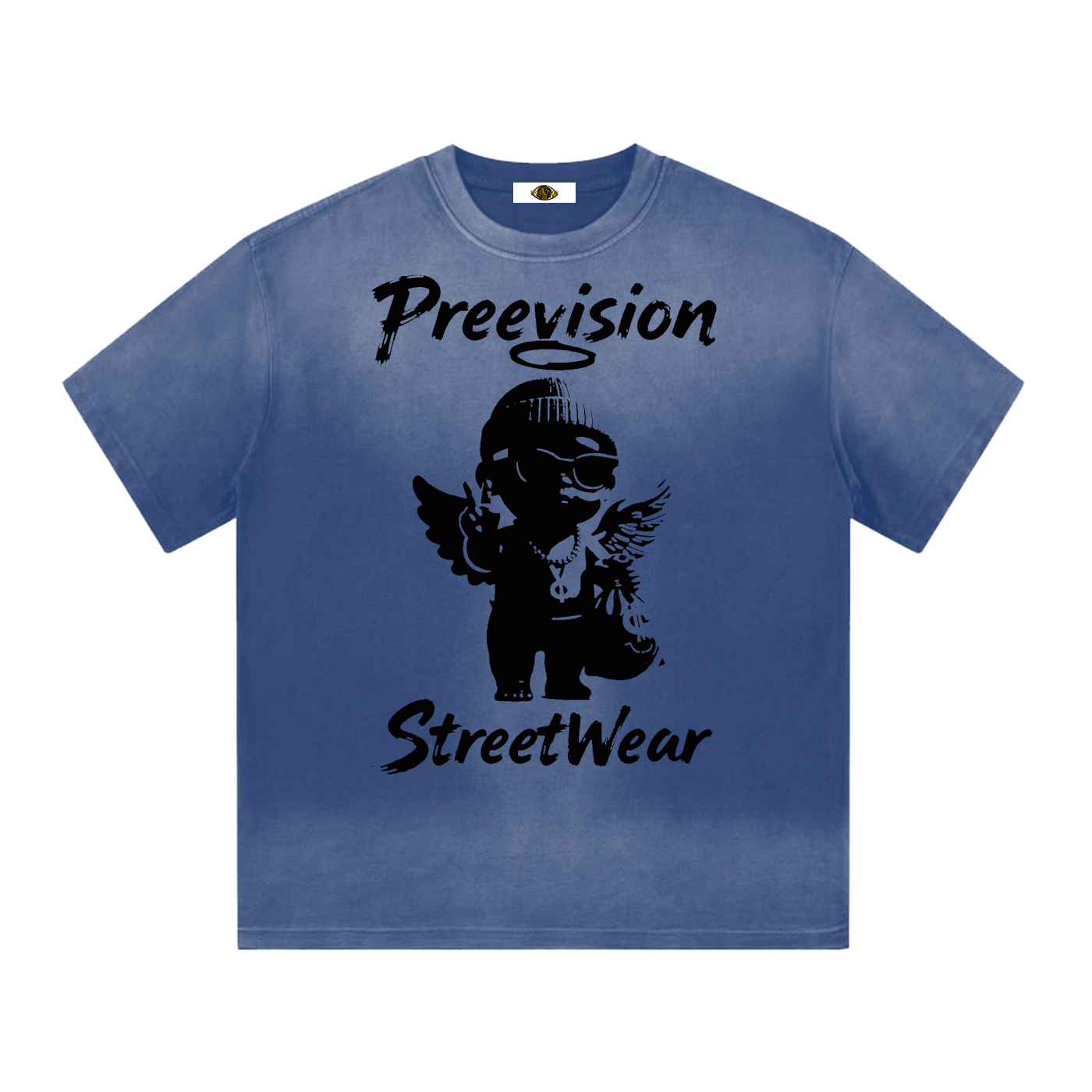PREEVISION “I” Shape Gradient Washed T-Shirt (3 Other Colors)