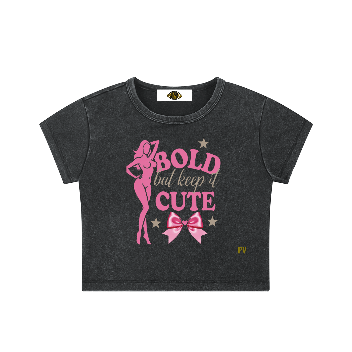 PREEVISION Women Snow Washed Crop Top (4 Other Colors)