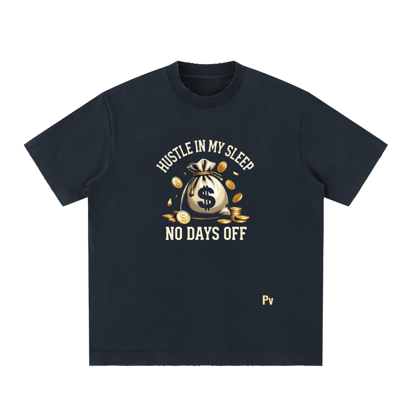 PREEVISION Heavyweight Vintage Washed Frayed T-Shirt (12 Other Colors)