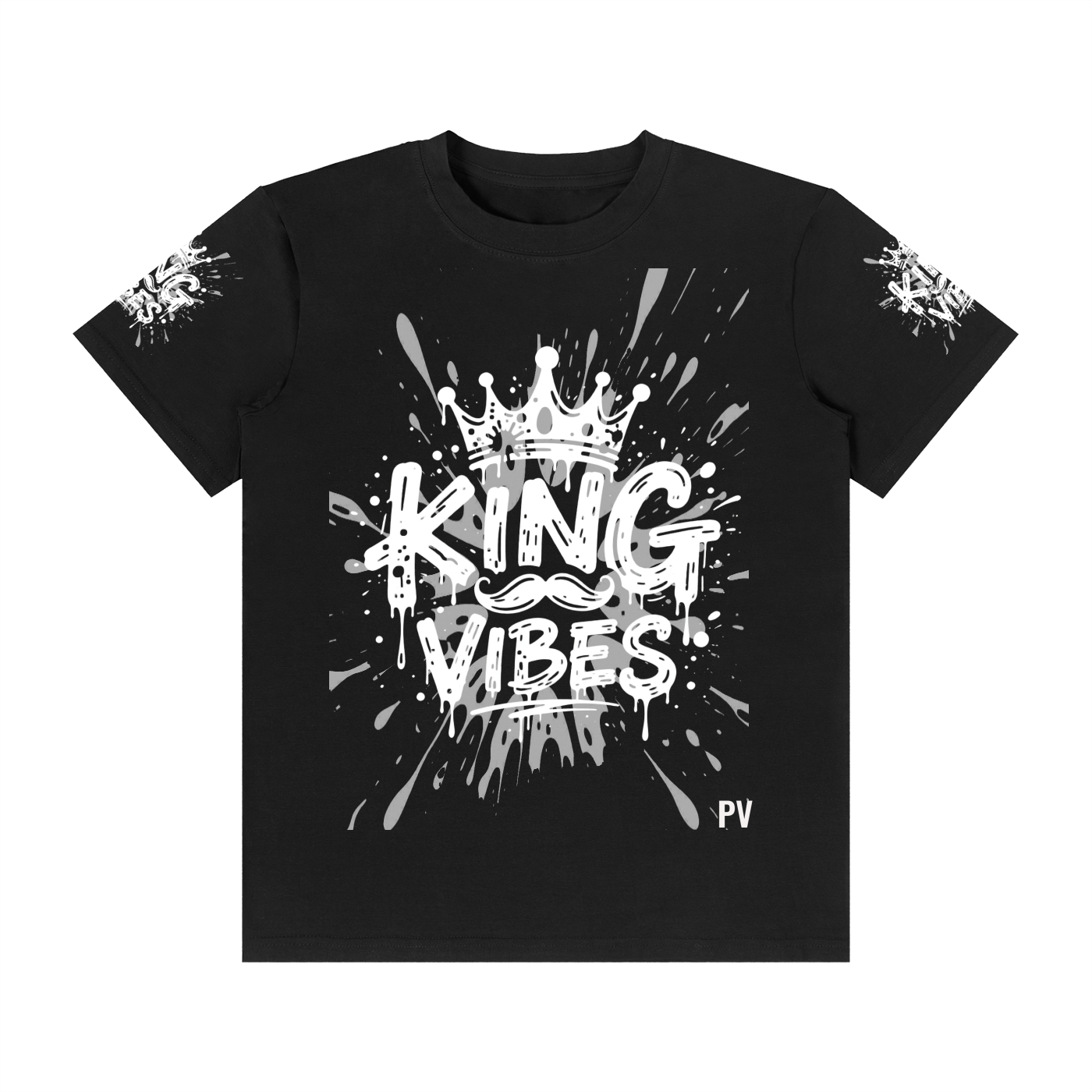 PREEVISION Unisex Classic Crew Neck Cotton T-Shirt