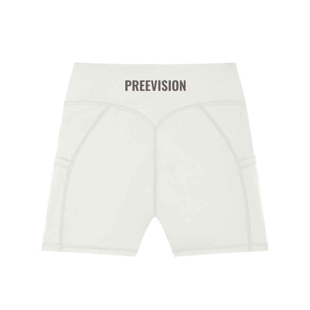 Women's High-Waisted Pocket Biker Shorts (3 Other Colors)