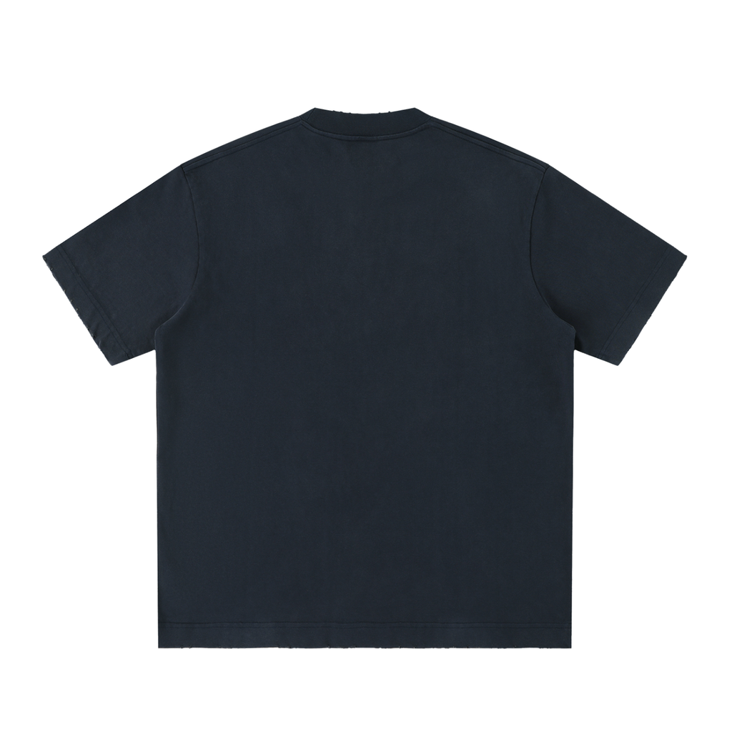 PREEVISION Heavyweight Vintage Washed Frayed T-Shirt (12 Other Colors)