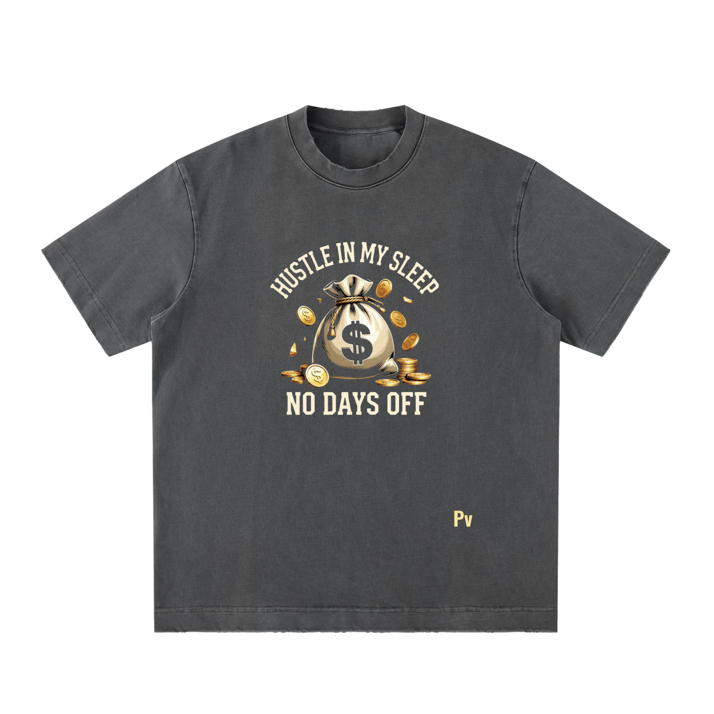 PREEVISION Heavyweight Vintage Washed Frayed T-Shirt (12 Other Colors)