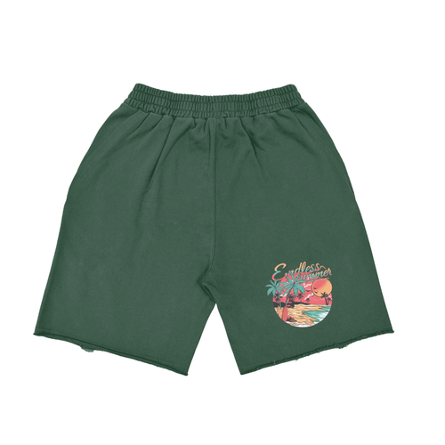PREEVISION Heavyweight  Vintage Washed  Tiger Stripes Short Pants - 360 GSM (3 Other Colors)