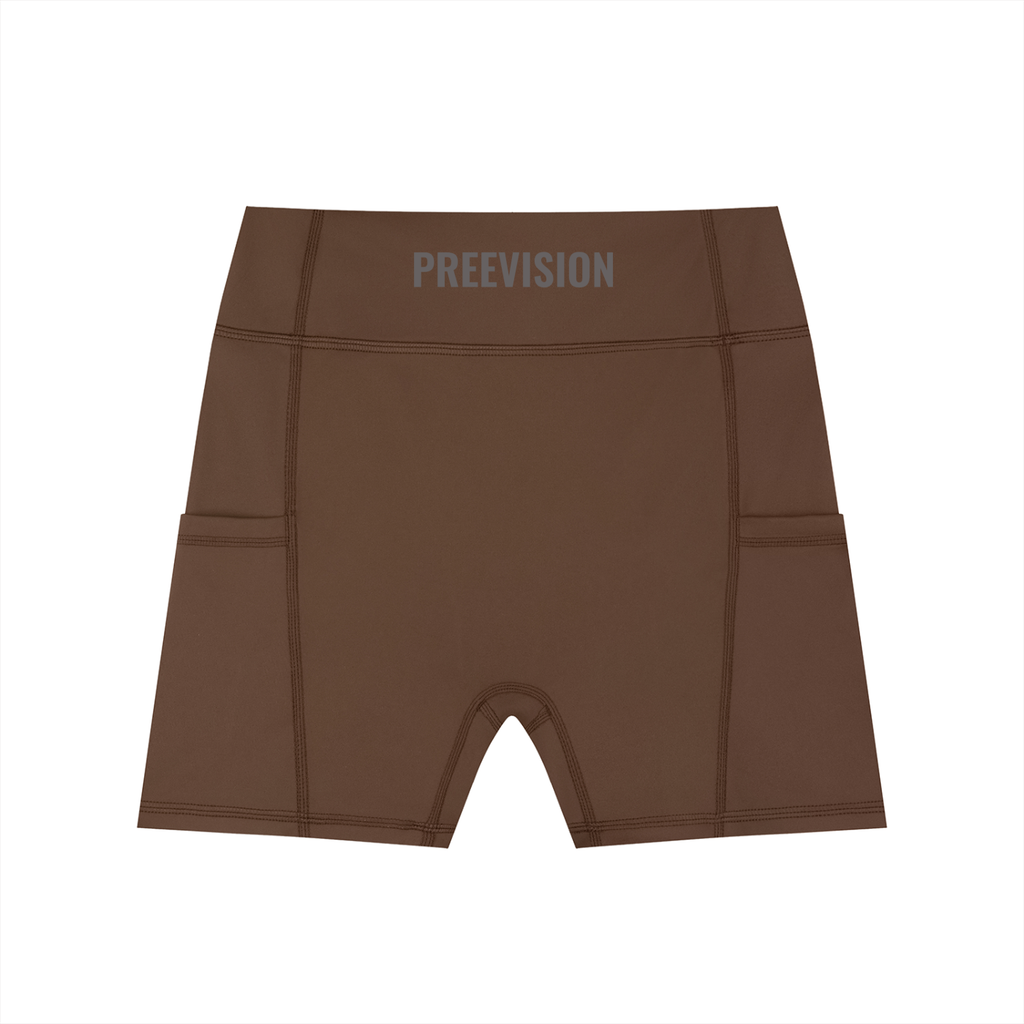 Women's High-Waisted Pocket Biker Shorts (3 Other Colors)