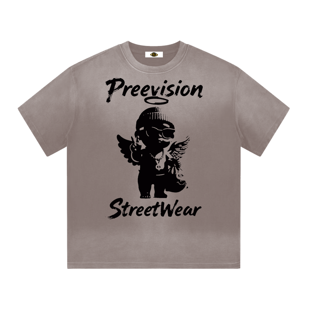 PREEVISION “I” Shape Gradient Washed T-Shirt (3 Other Colors)