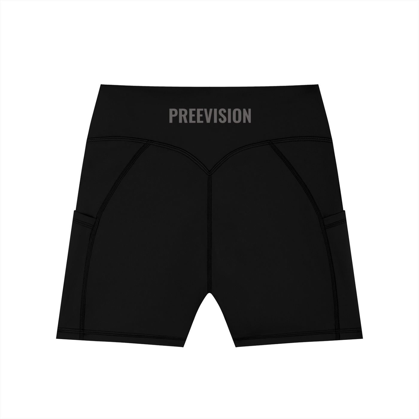 Women's High-Waisted Pocket Biker Shorts (3 Other Colors)