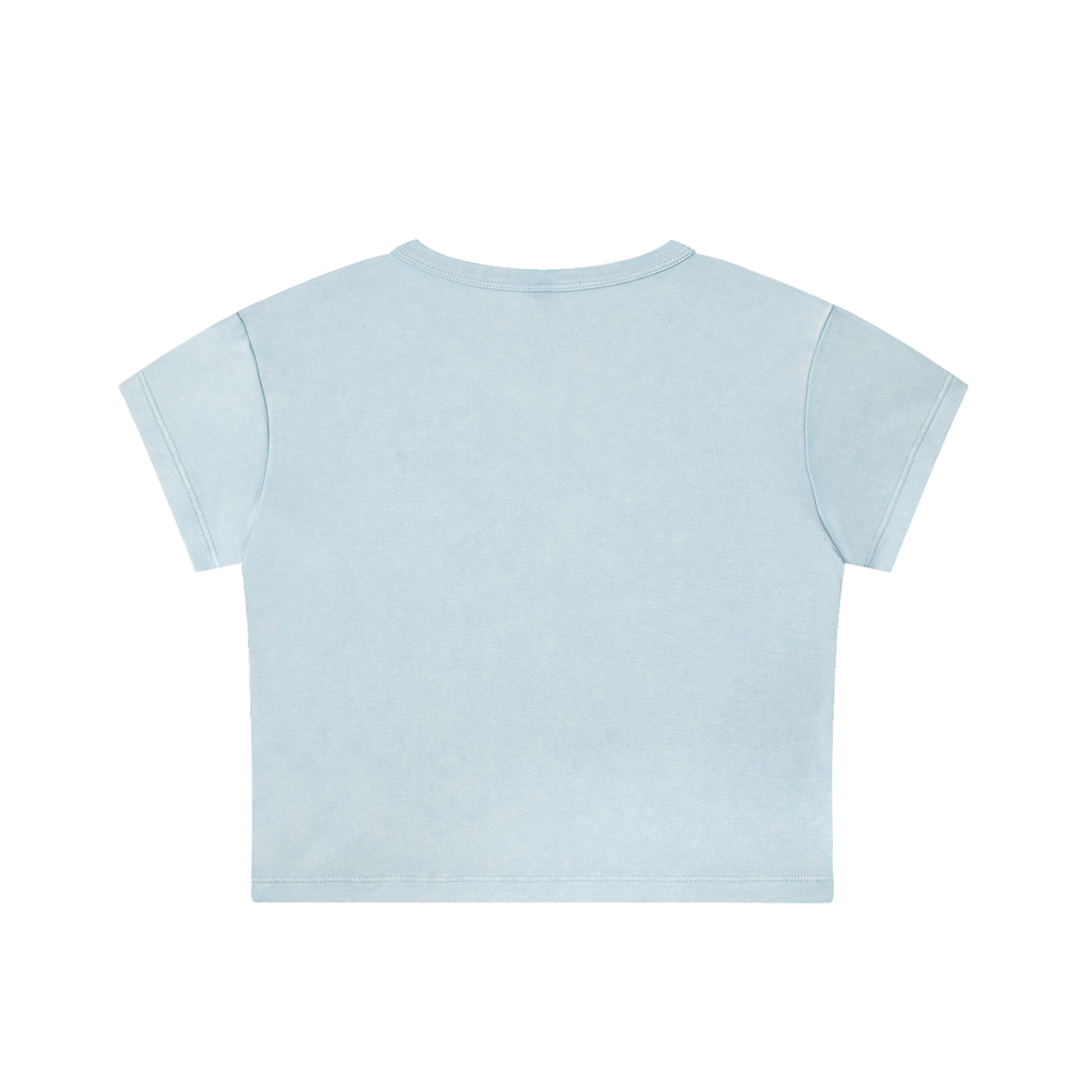 PREEVISION Women Snow Washed Crop Top (4 Other Colors)