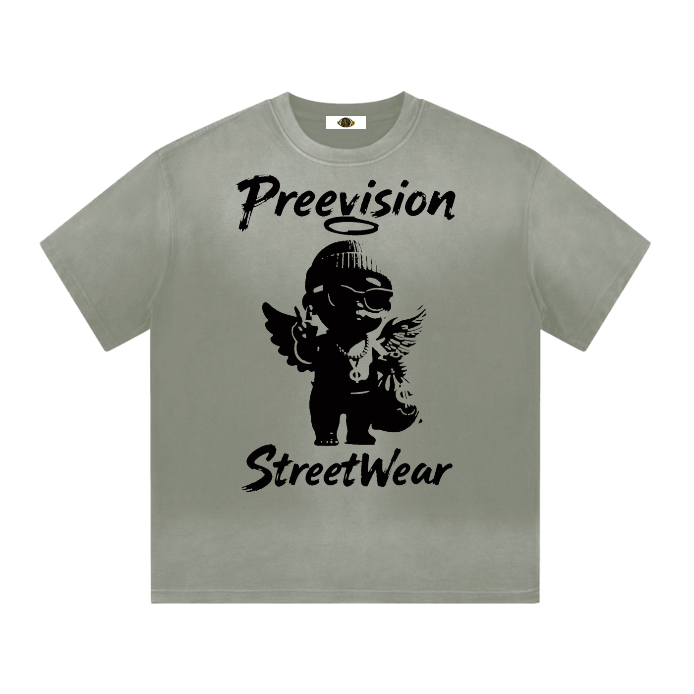 PREEVISION “I” Shape Gradient Washed T-Shirt (3 Other Colors)